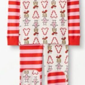 New Hanna Andersson Dr. Suess Grinch Cindy Lou Pjs / pajamas. Size 110 / 5